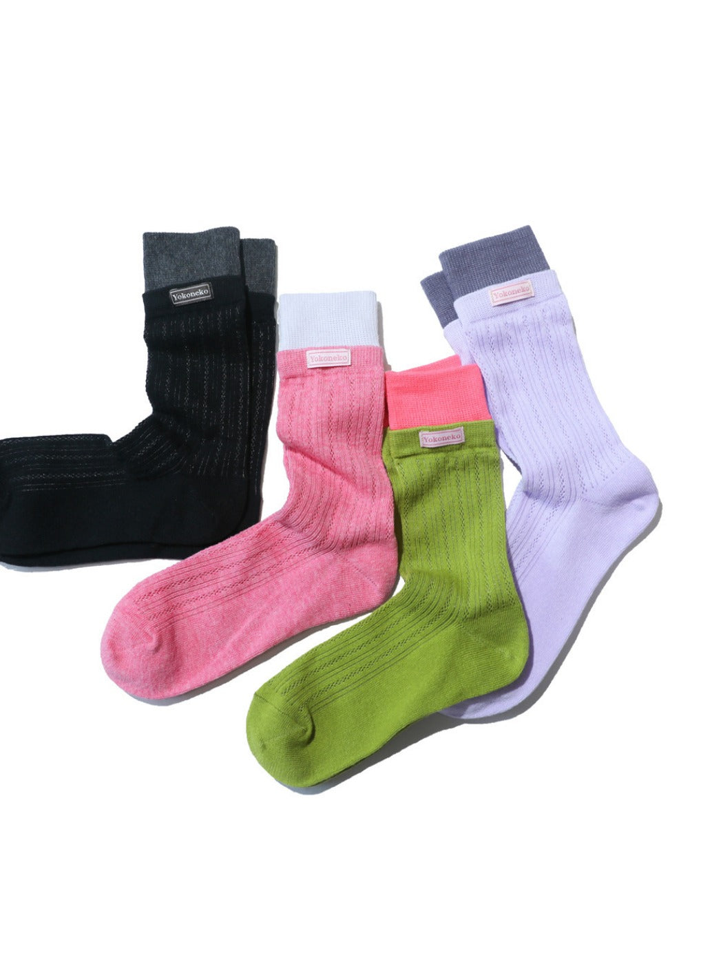 Rufia - Dopamine Summer Mesh Colorblock Ankle Socks