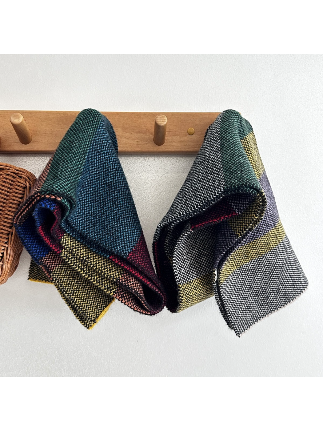 Scarvii - Color Block Woven Scarf