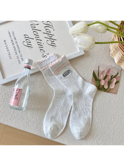 Close-up of Rufia sock heel and toe stitching details