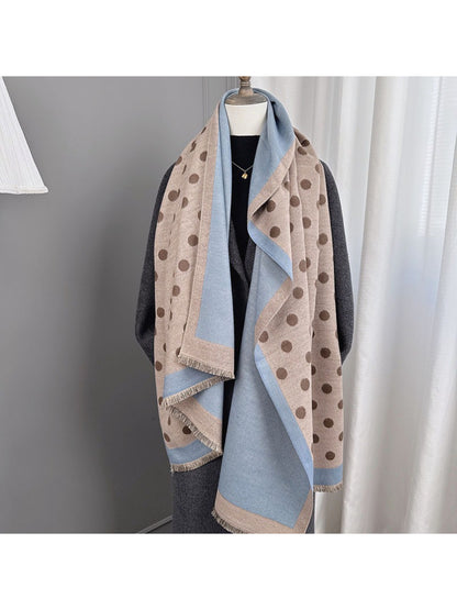 Scarvii - Soft Reversible Polka Dot Scarf