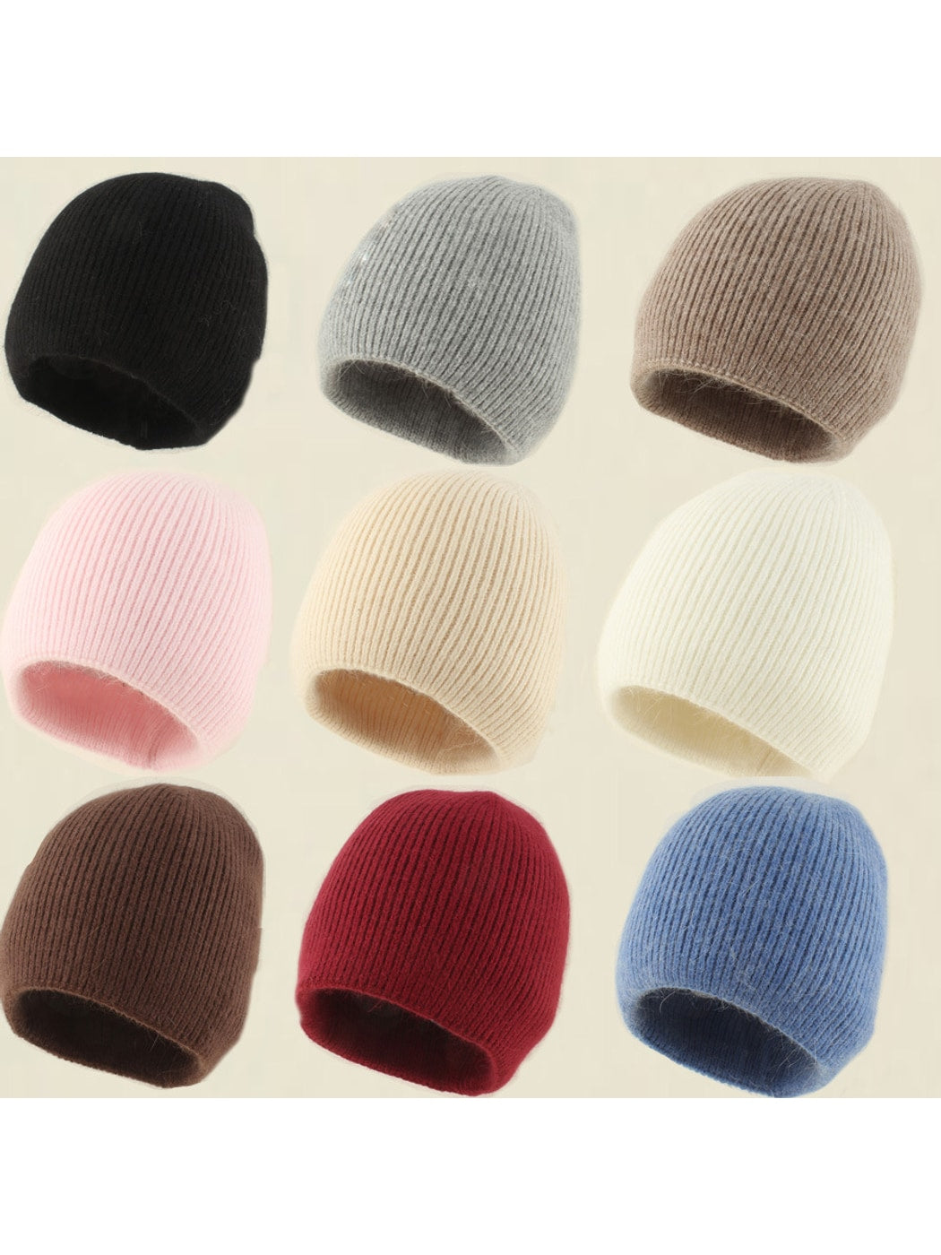 Haila - Women's Ribbed Brimless High-Top Beanie