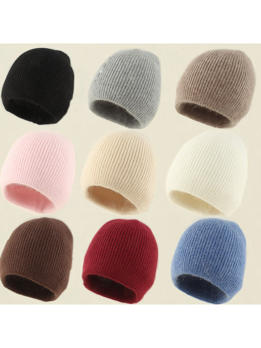 Haila - Women's Ribbed Brimless High-Top Beanie