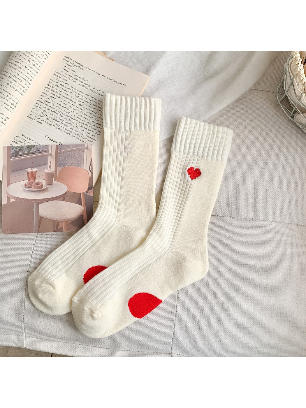 Rufia - Classic Smiley Detail Crew Socks product image 4