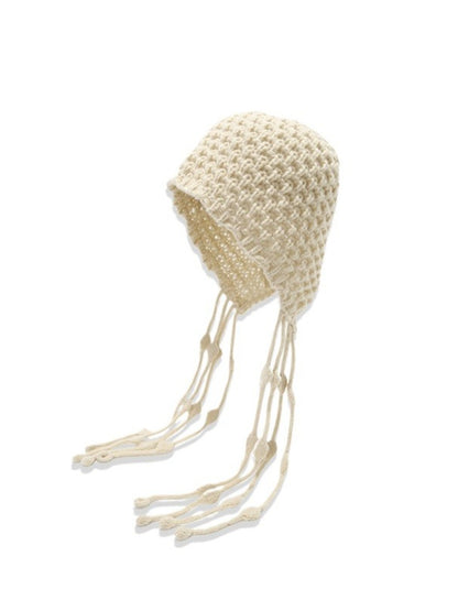 Haila – Knitted Earflap Pom Winter Knitted Beanie