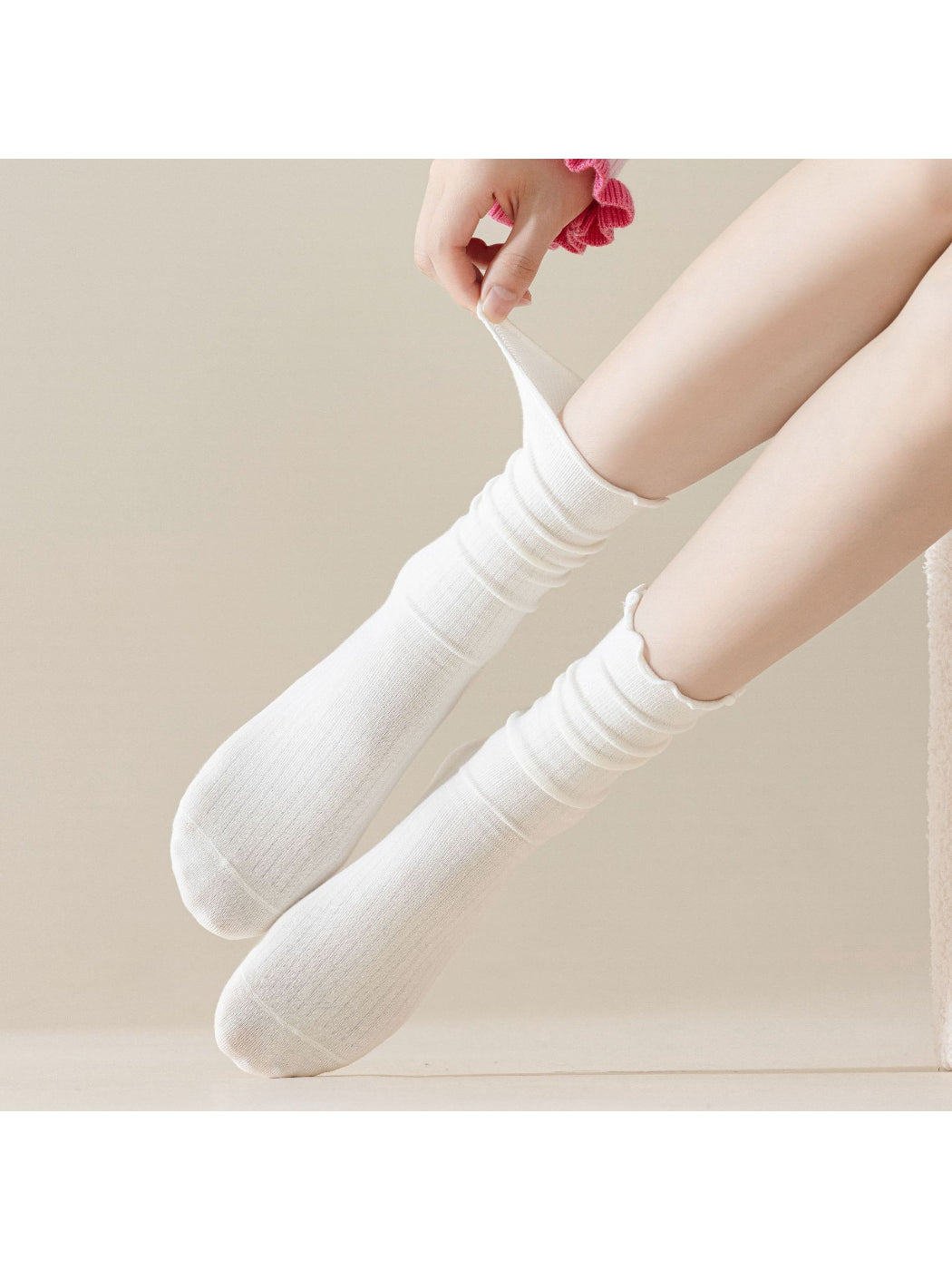 Rufia - Calm Tone Ribbed Crew Socks product image 2
