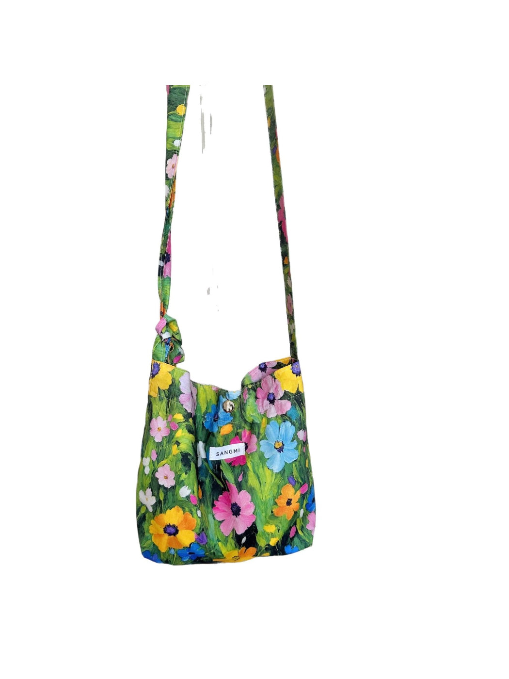 Cosbai - Vintage Garden Pattern Shoulder Bag