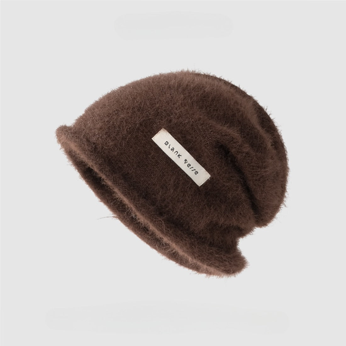 Haila - Solid Color Plush Beanie