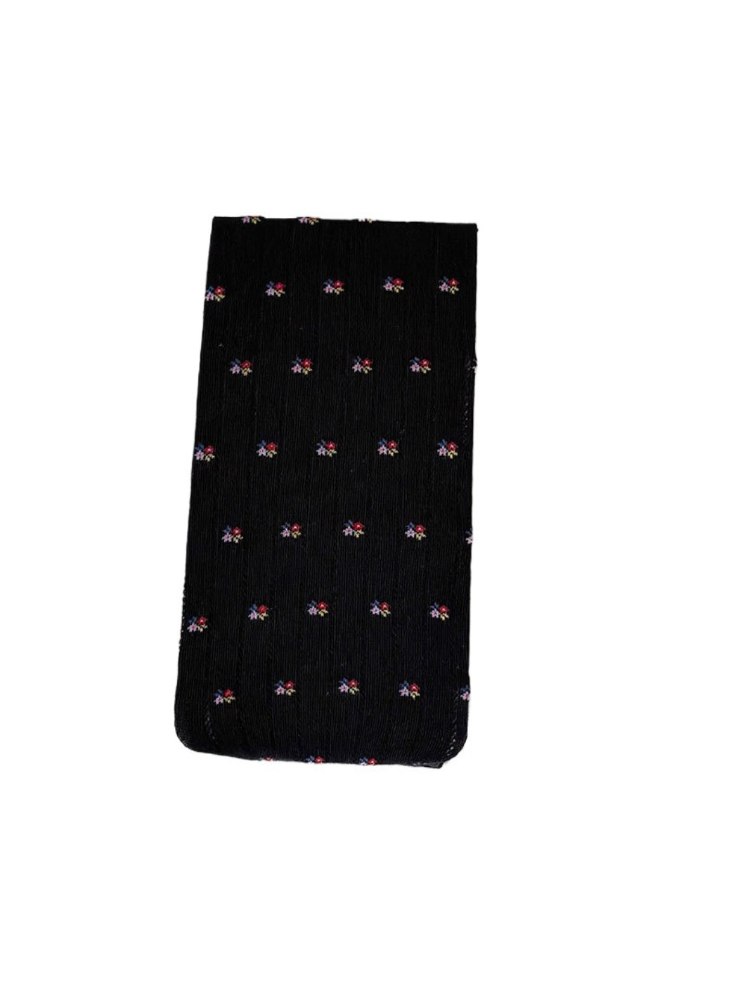 Detailed view of floral pattern on Rufia tiny floral sheer tights