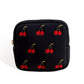 Cosbai - Compact Pouch with Cherry Print for Women