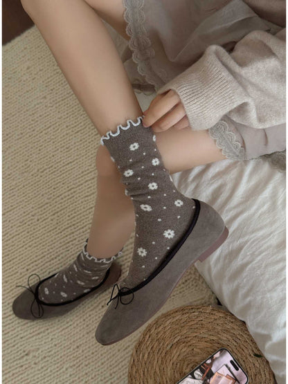 Rufia - Daisy Ruffle Crew Socks
