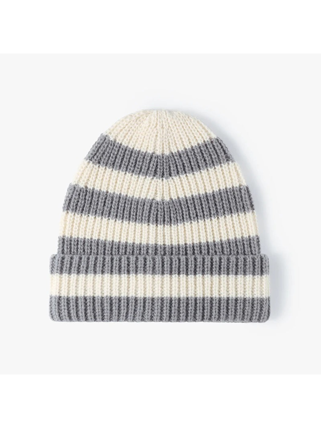 Haila - Wide-Stripe Cuffed Knit Beanie