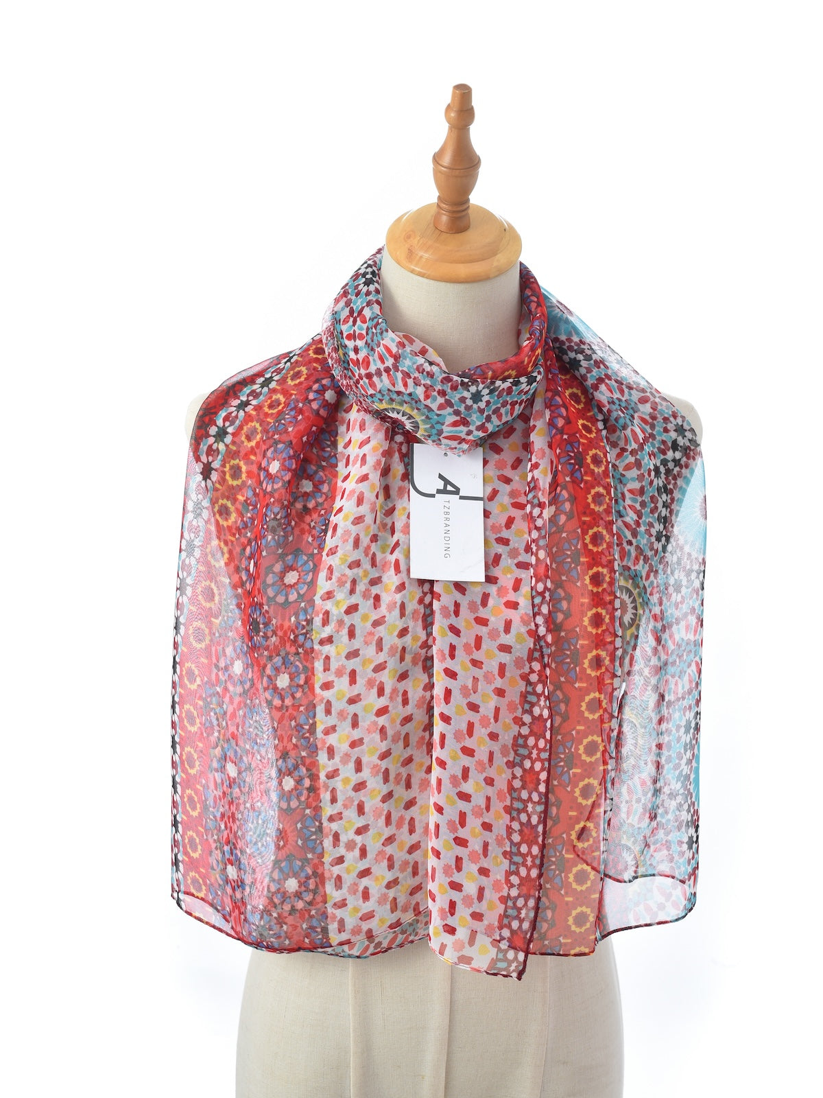 Scarvii - Boho Flowy Thin Scarf - Soft & Breathable