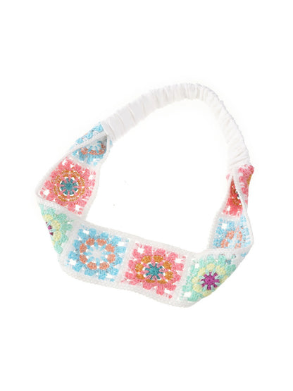 Rufia Boho Crochet Patch Headband