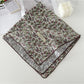 Scarvii - Vintage Floral Print Square Scarf