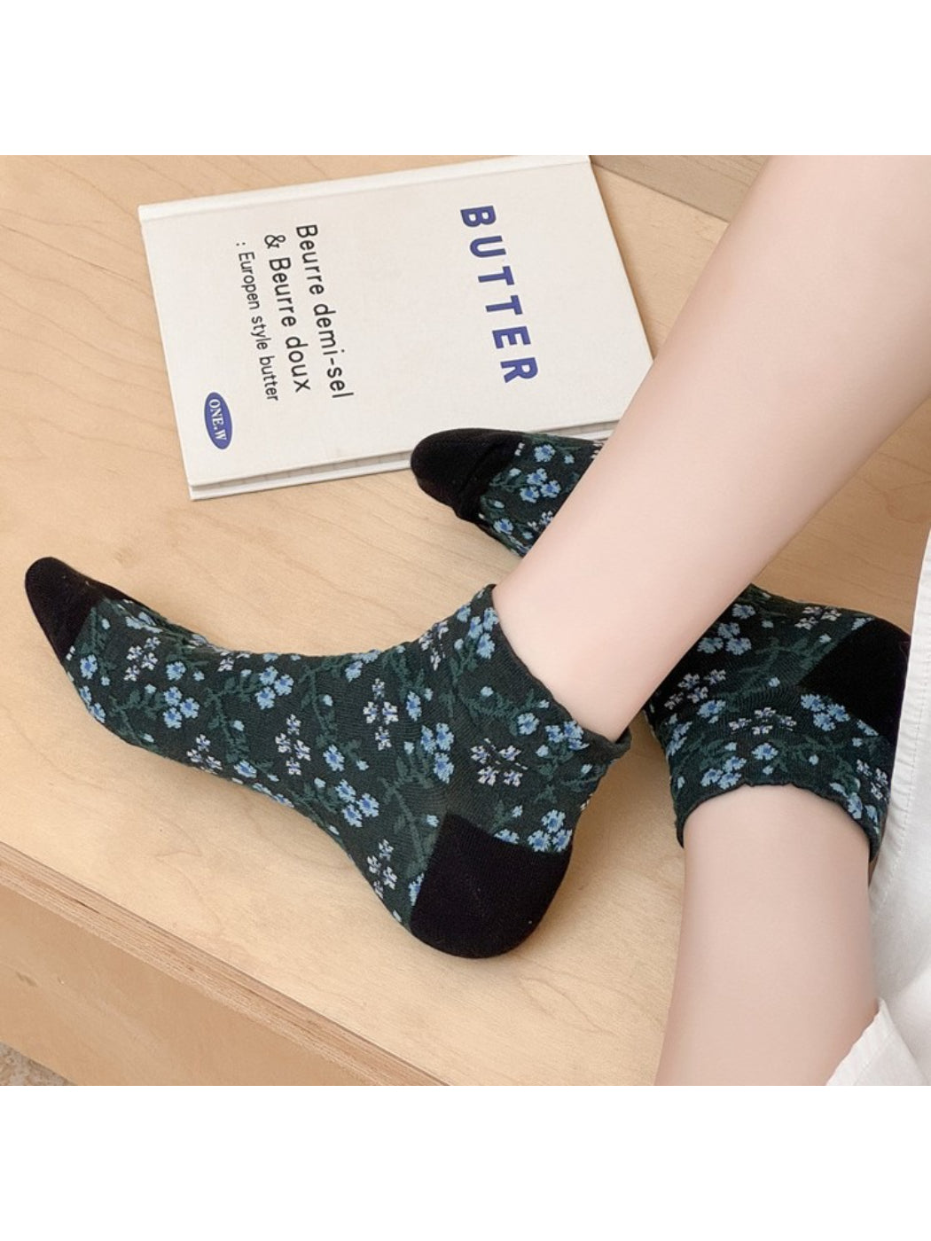 Rufia - Meadow Blossom Ankle Socks