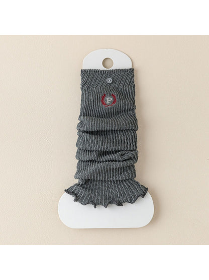 Rufia - Y2K Style Slouch Rib Knit Winter Leg Warmers