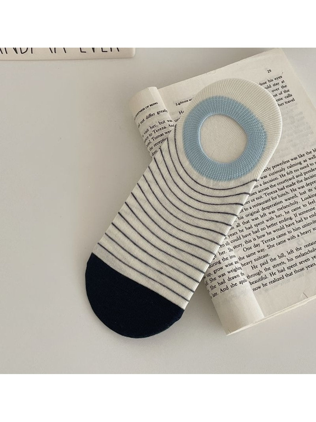 Rufia - Striped Low Cut Women's No Show Socks