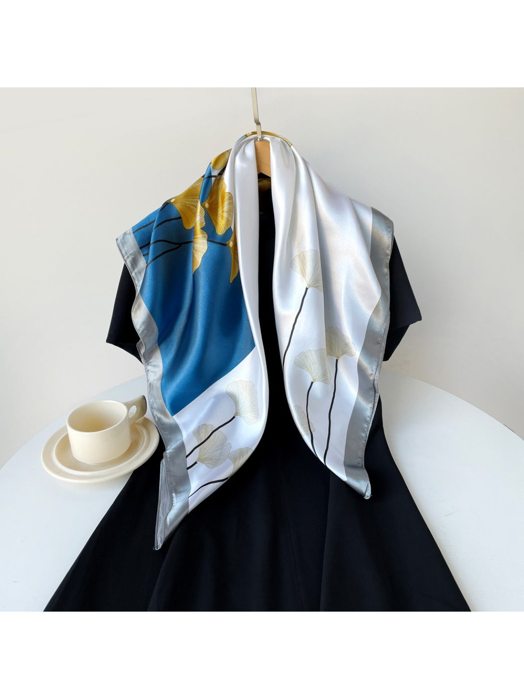 Scarvii - Ginkgo Leaf Art Print Square Scarf