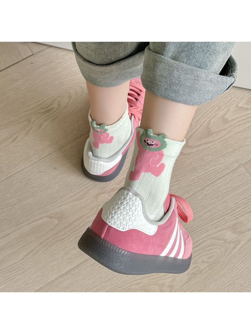 Rufia - Sweet Animal Ribbed Crew Socks product image 2
