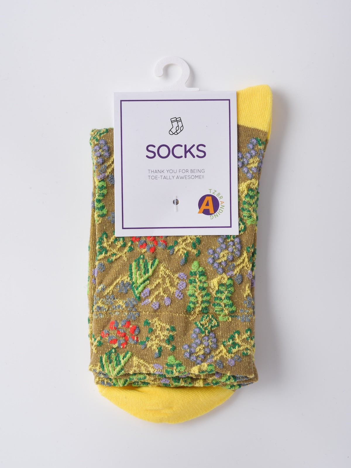 Rufia - Wild Bloom Texture Crew Socks
