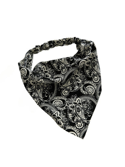 Haila - Boho Style Paisley Triangle Elastic Headband