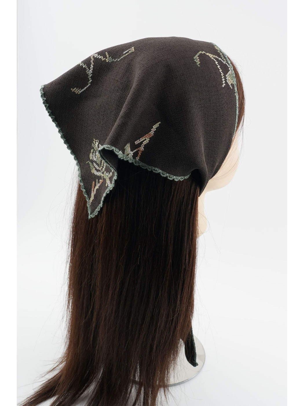 Scarvii - Classic Botanical Trim Triangle Headband