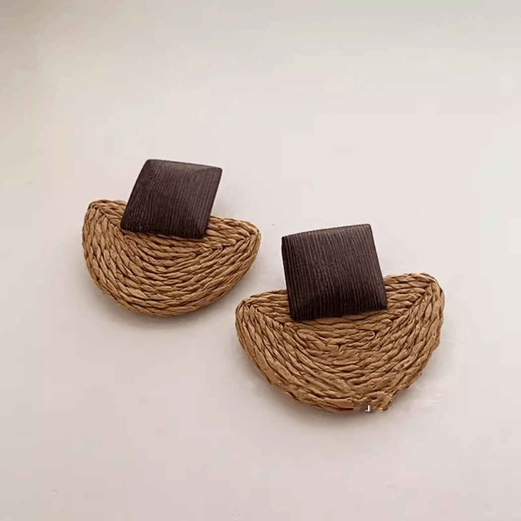 Earwish - Boho Woven Earrings – Unique & Natural