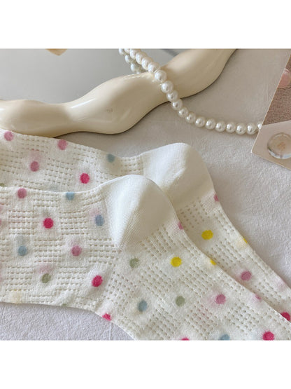 Rufia - Pastel Texture Mix Crew Socks