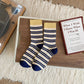 Rufia - Striped Women's Socks for Fall & Winter