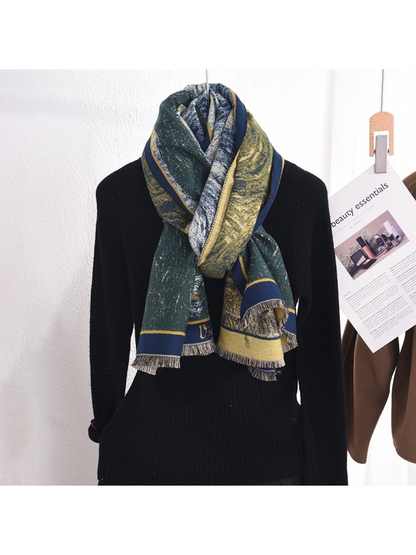Scarvii - Artistic Floral Painting  Scarf