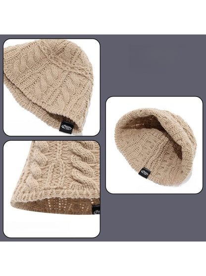 Haila - Cozy Knitted Bucket Hat for Women