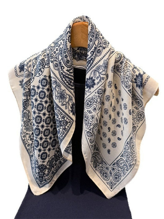 Scarvii - Patchwork Paisley Patterns Square Scarf – Retro & Chic