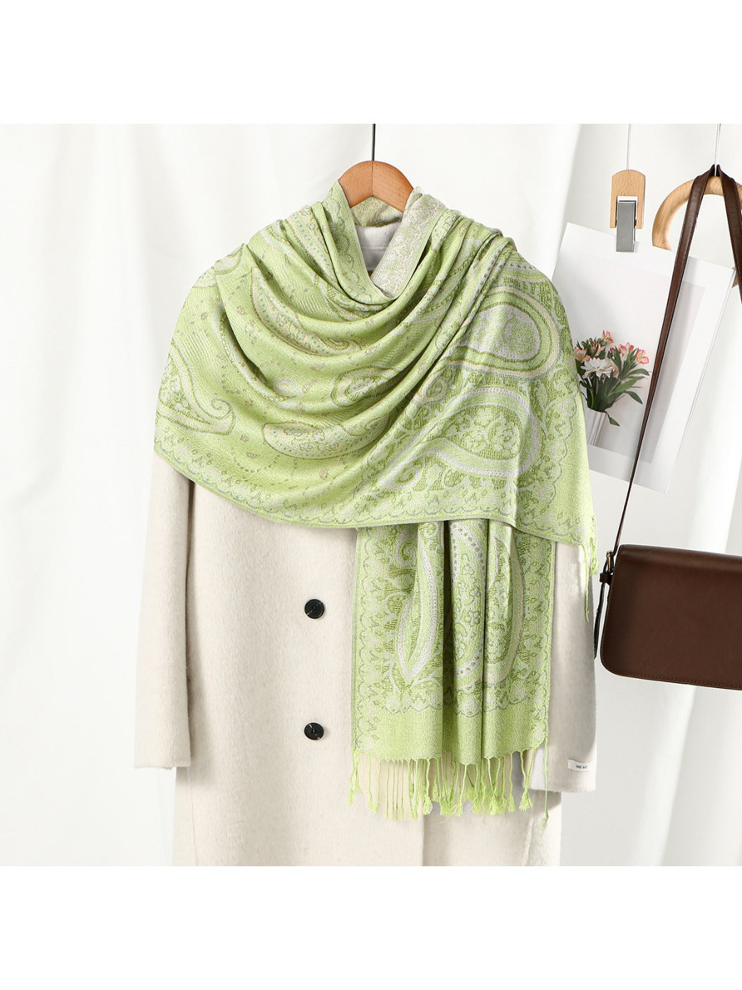 Scarvii - Bohemian Paisley Tassel Scarf