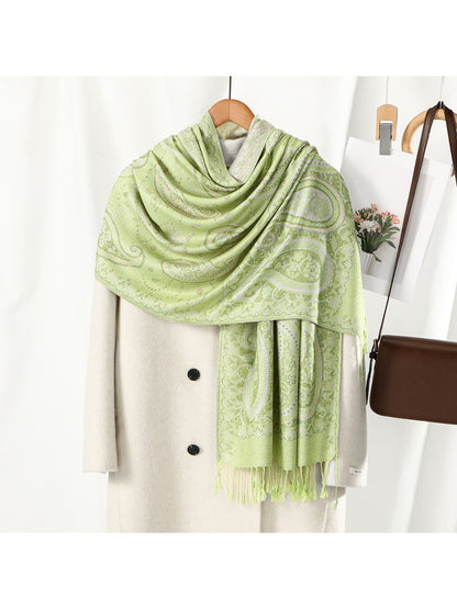 Scarvii - Bohemian Paisley Tassel Scarf