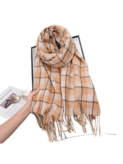 Scarvii - Soft Plaid Winter Scarf