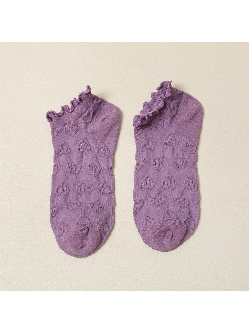 Rufia - Textured Heart Ankle Socks product image 9