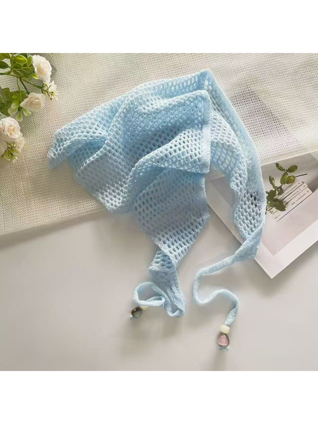 Scarvii - Hollow Out Mesh Triangle Headband