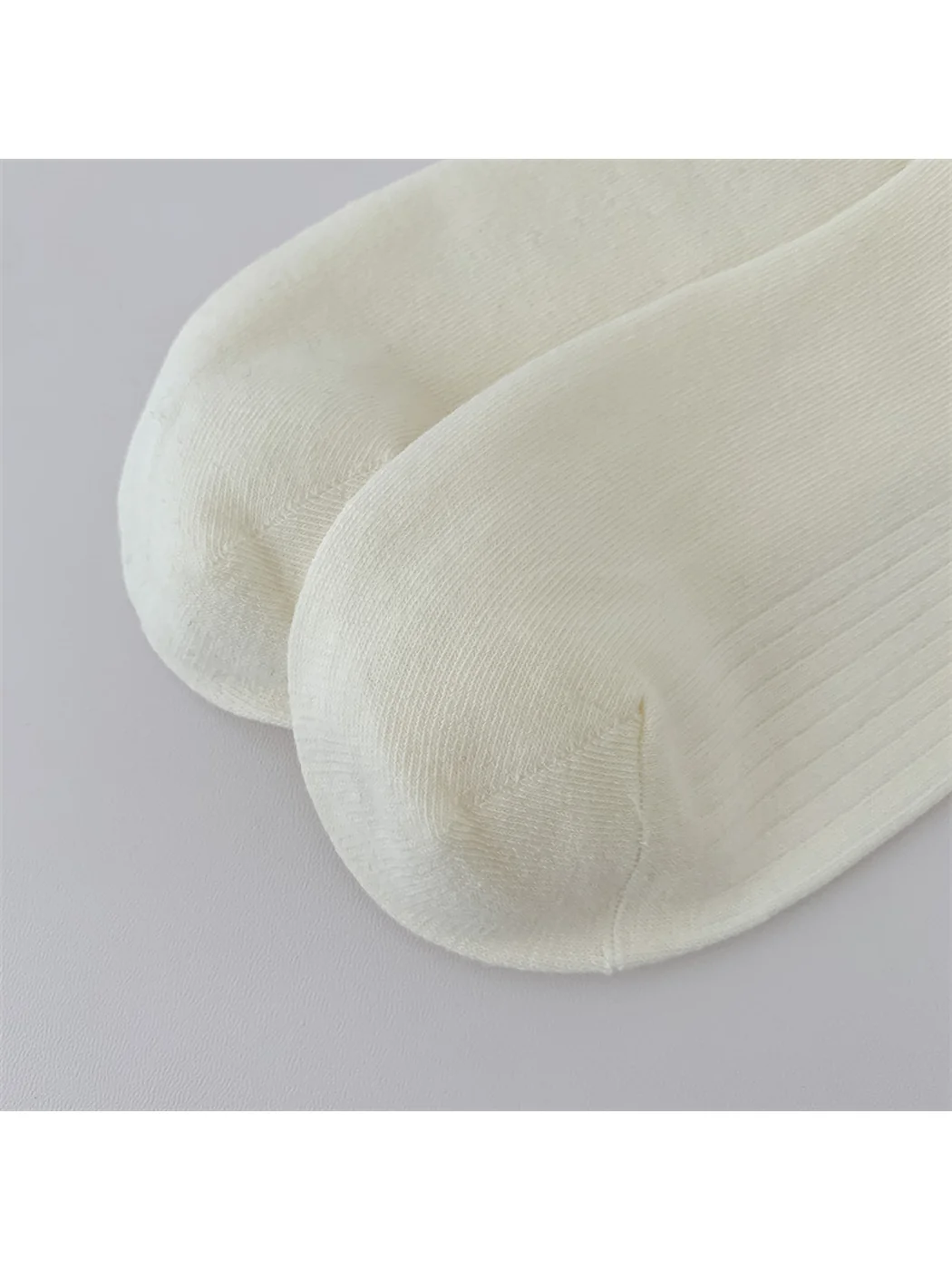 Rufia - Ribbed Contrast Ribbon Lace-Up Socks
