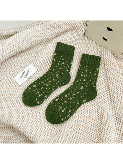 Rufia - Forest Pattern Crew Socks