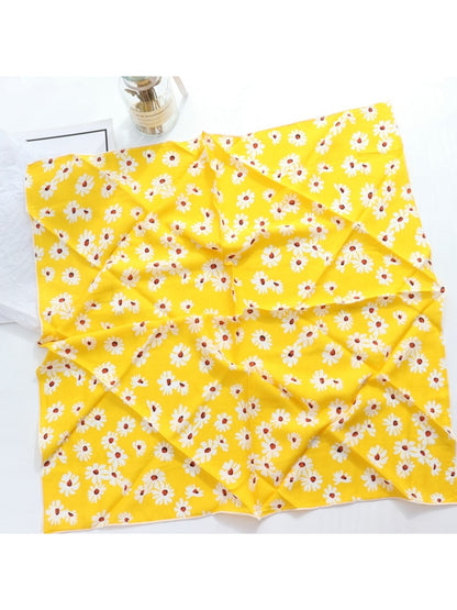 Scarvii - Floral Fashion Square Scarf