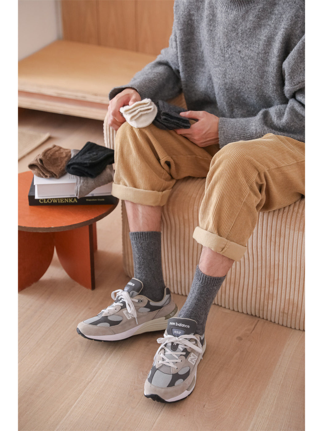 Rufia - Cable Knit Crew Socks