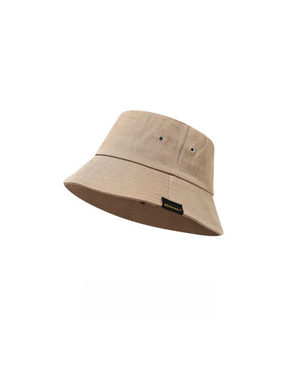 Haila - Wide Brim Solid Color Bucket Hat