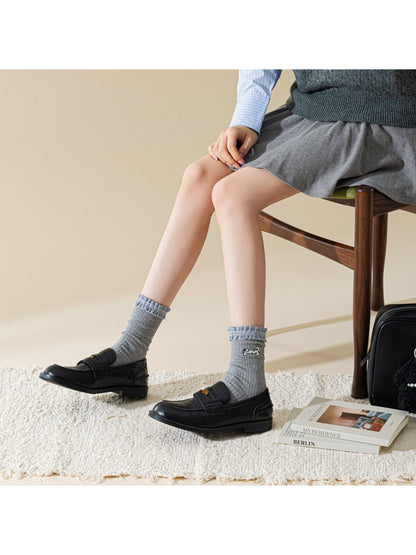 Rufia - Frill Cuff Cat Crew Socks product image 2
