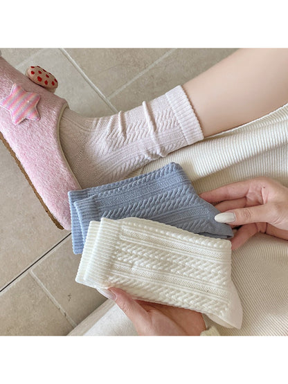 Rufia Textured Knit Crew Socks product image 3