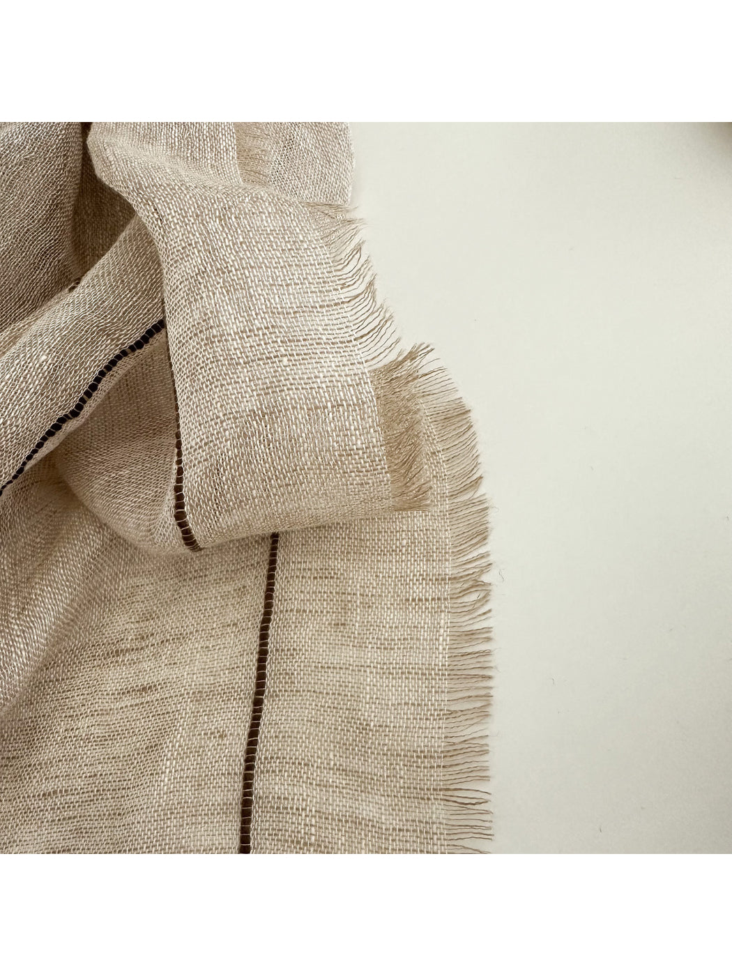Scarvii - Stripe Fringe Long Scarf