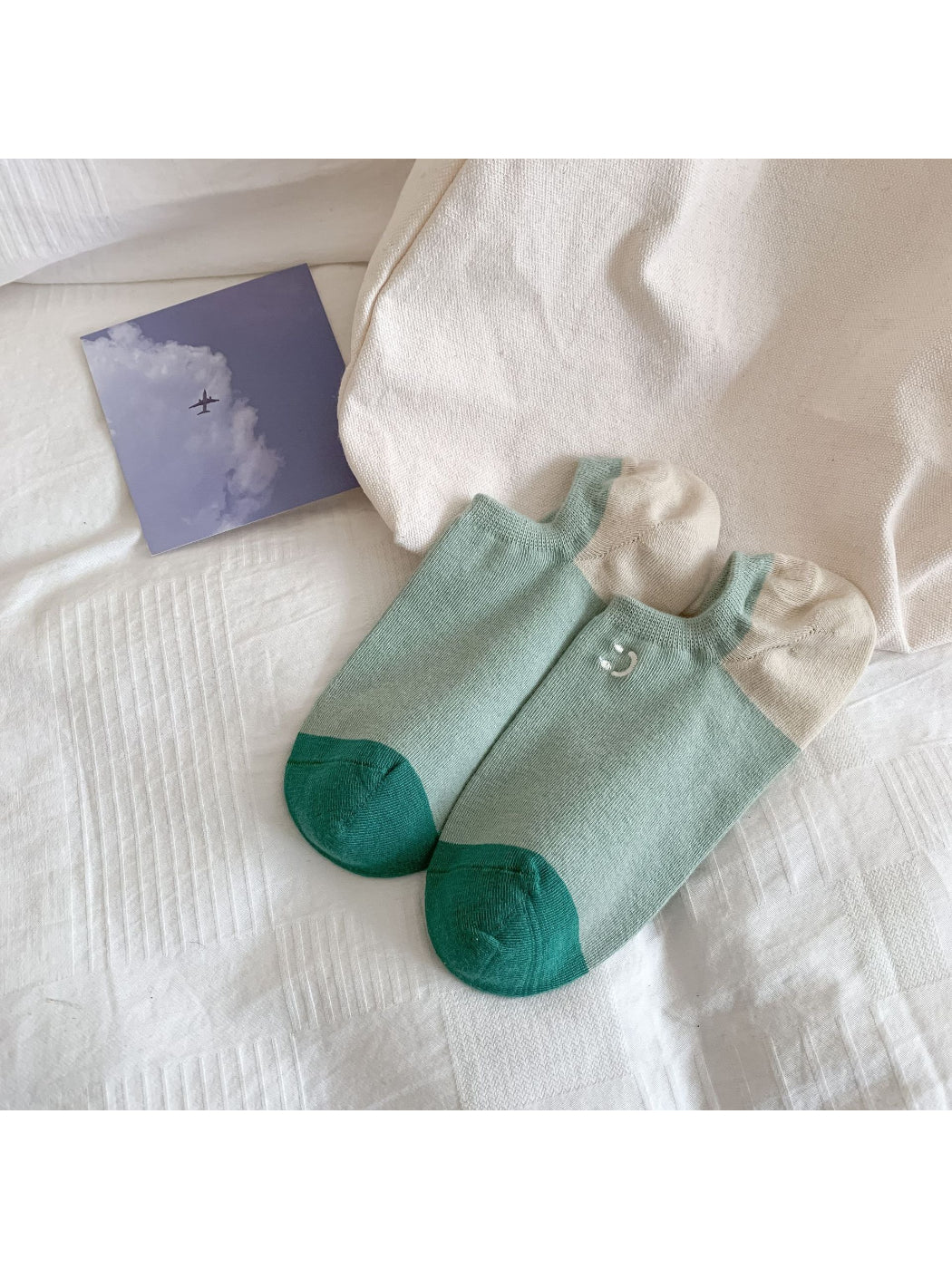 Rufia - Smile Color Block No Show Socks product image 5