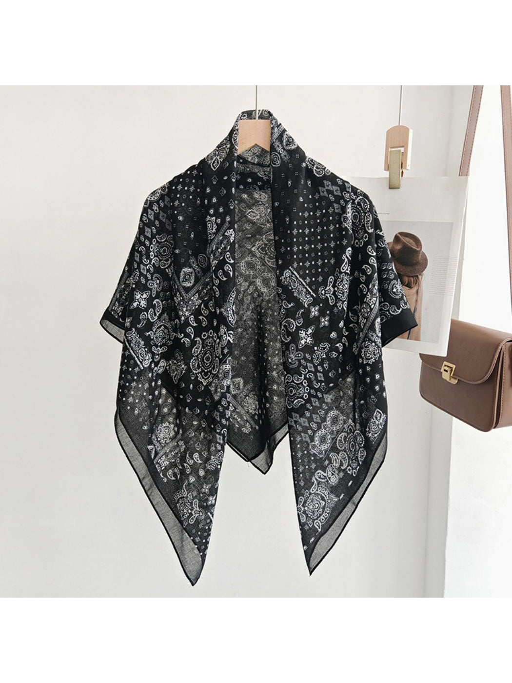 Scarvii Paisley Bandana Square Scarf