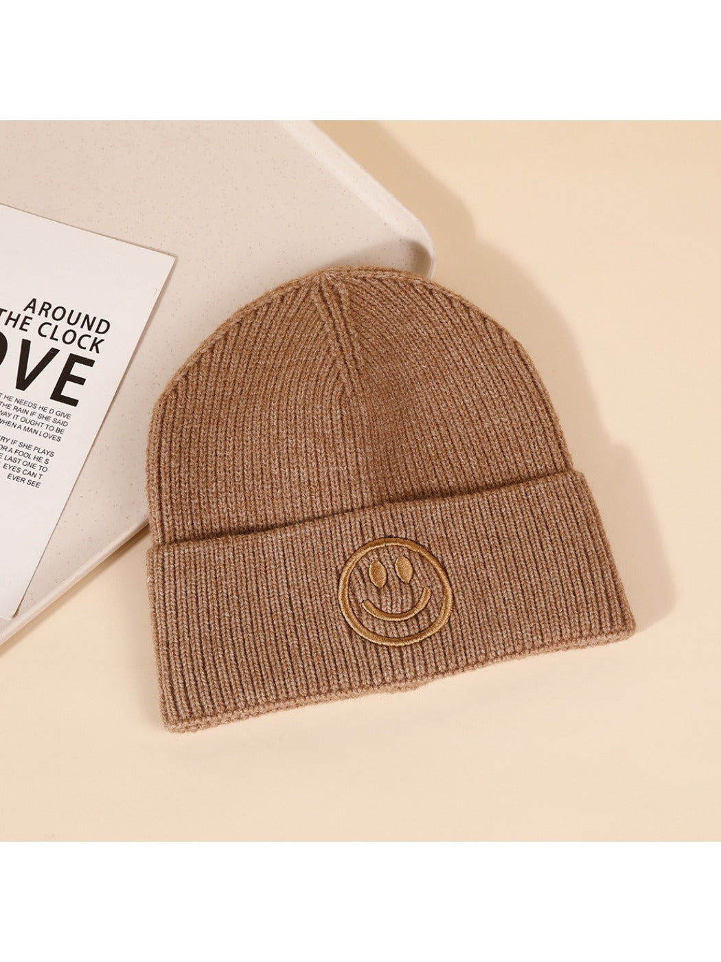 Haila - Winter Knitted Beanie with Smiling
