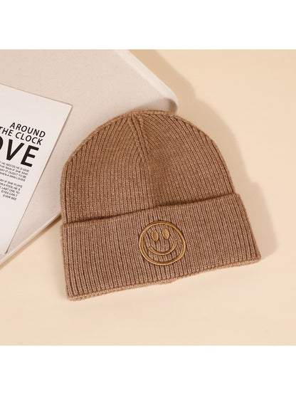 Haila - Winter Knitted Beanie with Smiling