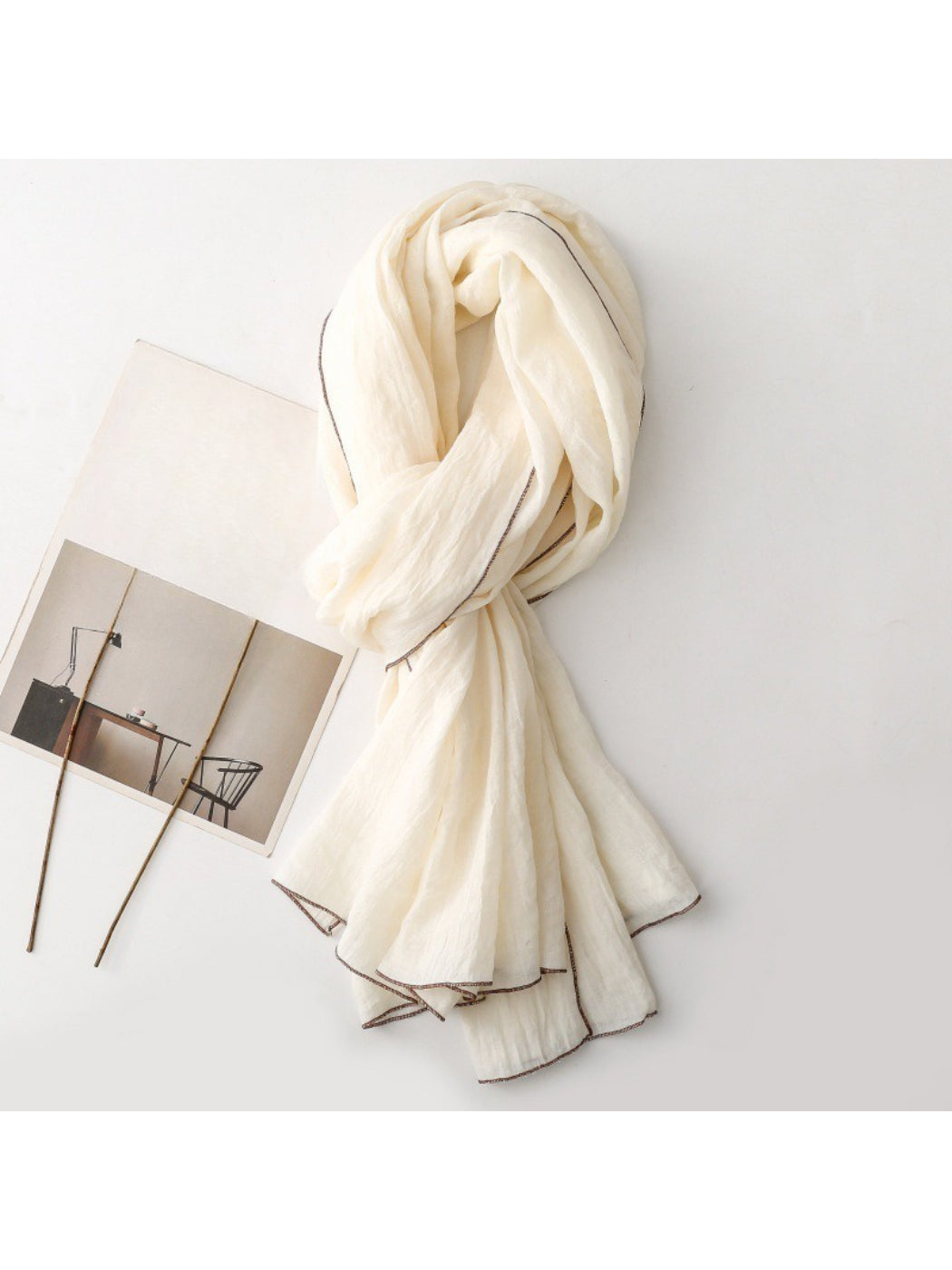 Scarvii - Fluid Draped Texture Everyday Scarf